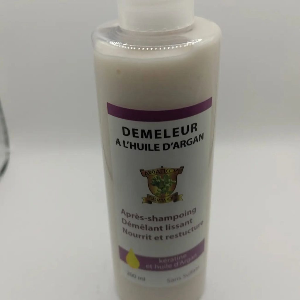 Démêleur à l’huile d’argan et à la kératine, 200 ml, sans sulfate
