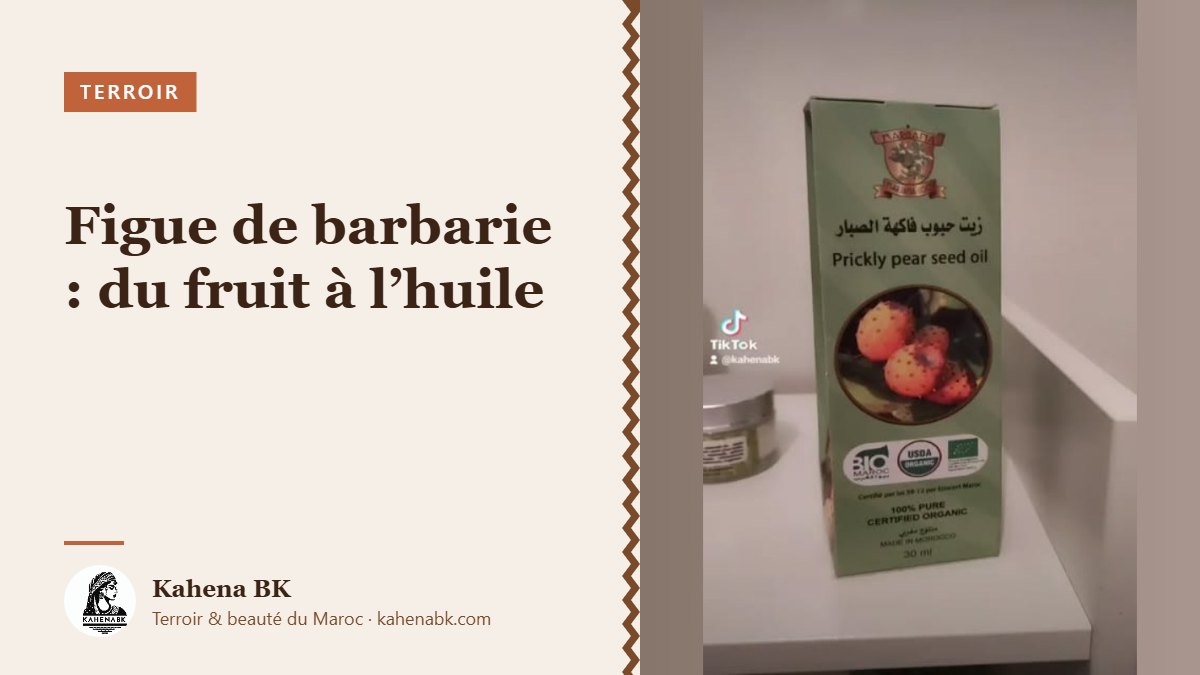 Figue de barbarie (hendia) : du fruit à l’huile, tous ses usages