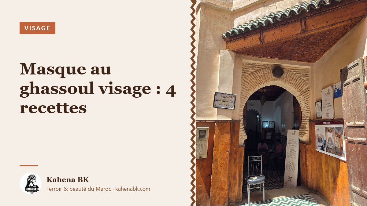 Masque au ghassoul pour le visage : 4 recettes selon votre peau